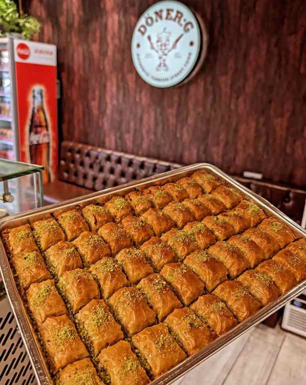 Doner G's crisp, golden Baklavas